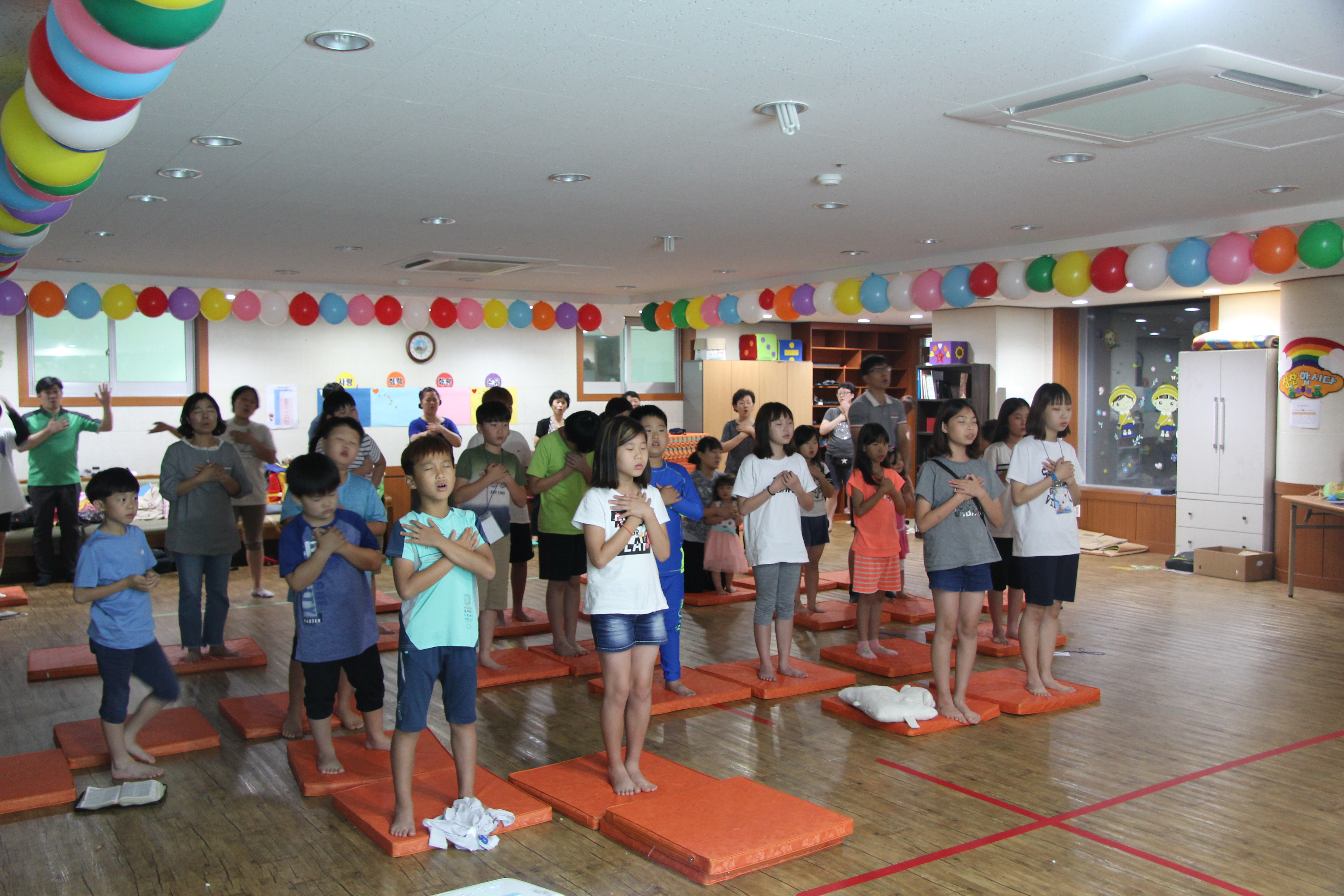 유치부 활동 모습
